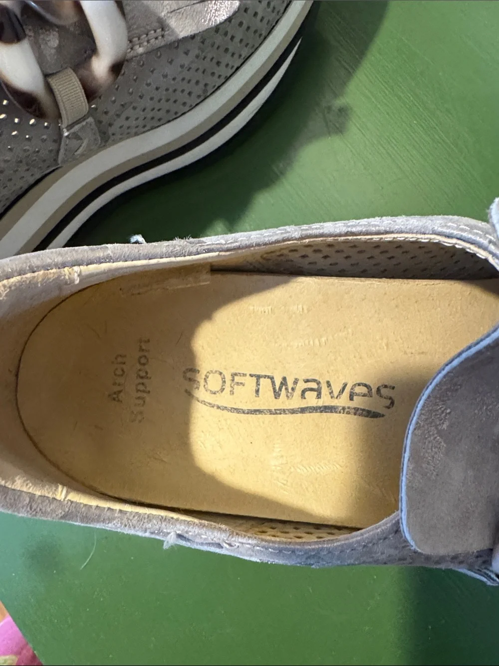 Softwaves Cadie metallic leather platform shoes made in Portugal - Picture 5 of 9